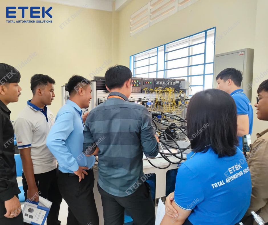 ETEK Tiến Hành Bước Đào Tạo Vận Hành Thiết Bị Tại Ba Trường Đại Học Campuchia
