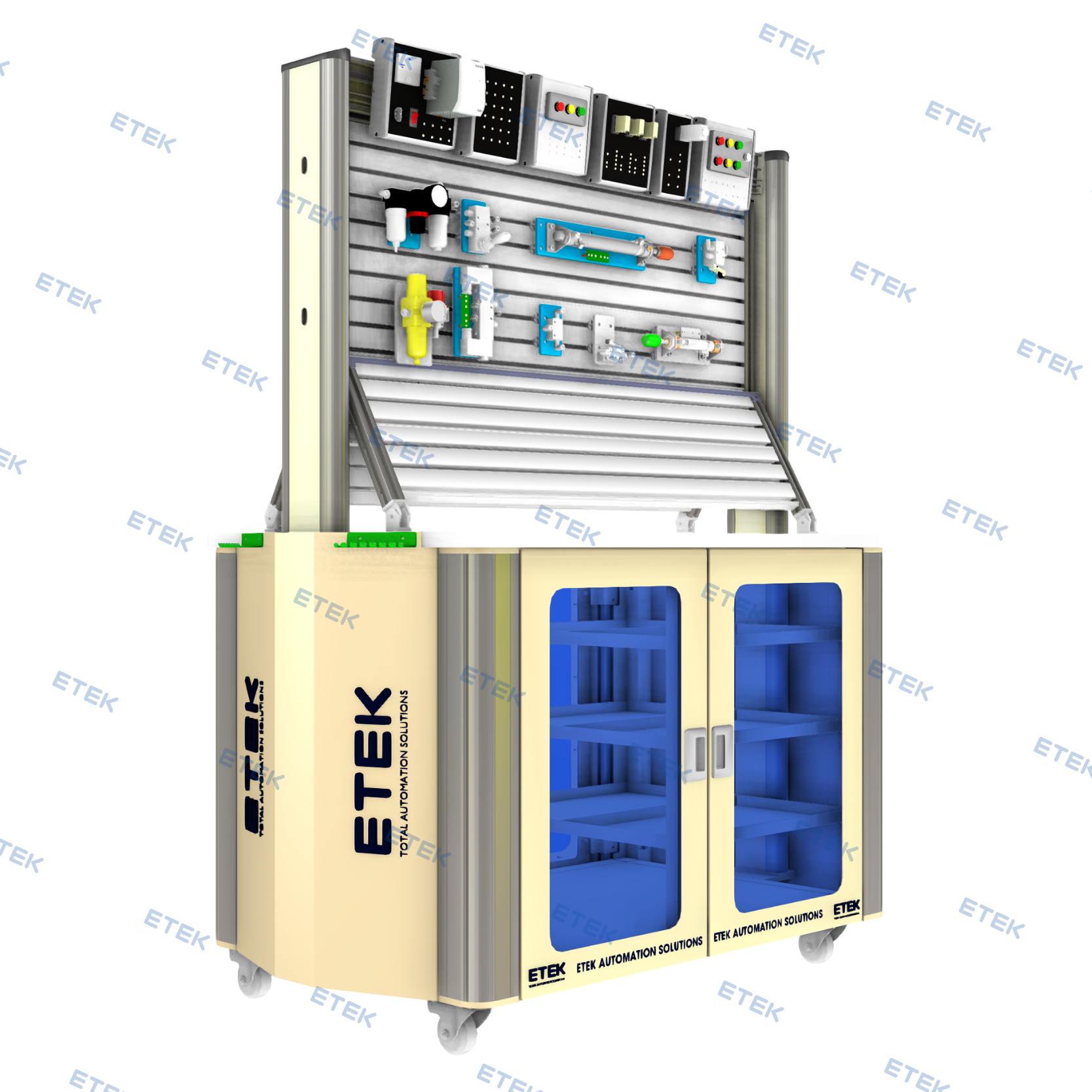 BASIC ELECTRO-PNEUMATIC PRACTICE SET - Ảnh 1