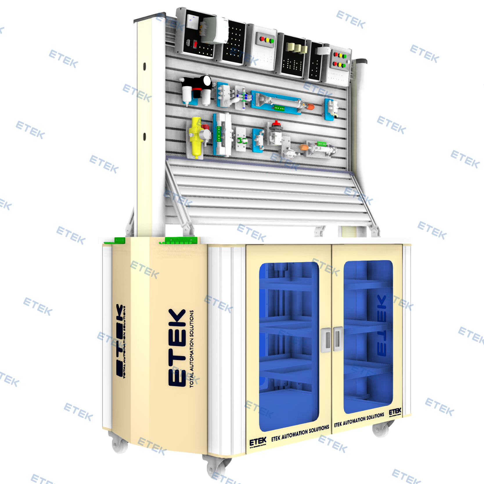 BỘ THỰC HÀNH ĐIỆN KHÍ NÉN NÂNG CAO - Ảnh 1