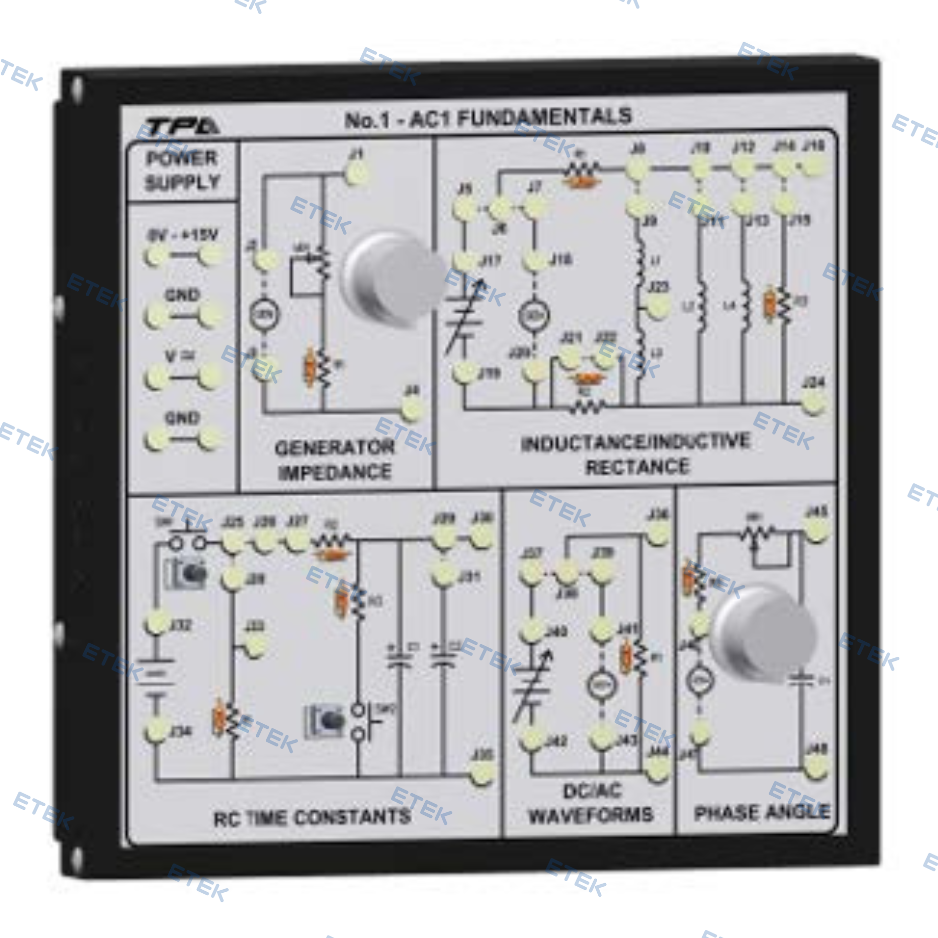 Bộ thí nghiệm cơ bản mạch AC - 2