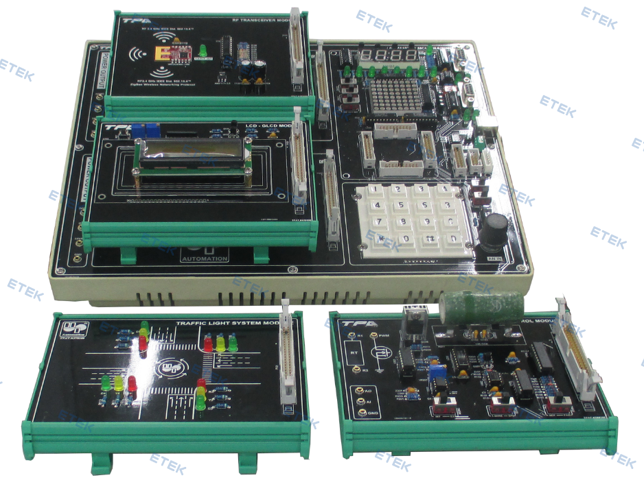 SET OF MODULES USED FOR MICROPROCESSOR-MICROCONTROLLER PRACTICE - Ảnh 1