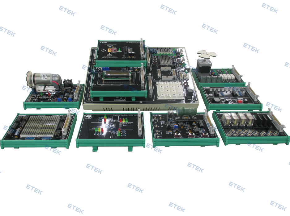 SET OF MODULES USED FOR MICROPROCESSOR-MICROCONTROLLER PRACTICE - Ảnh 1