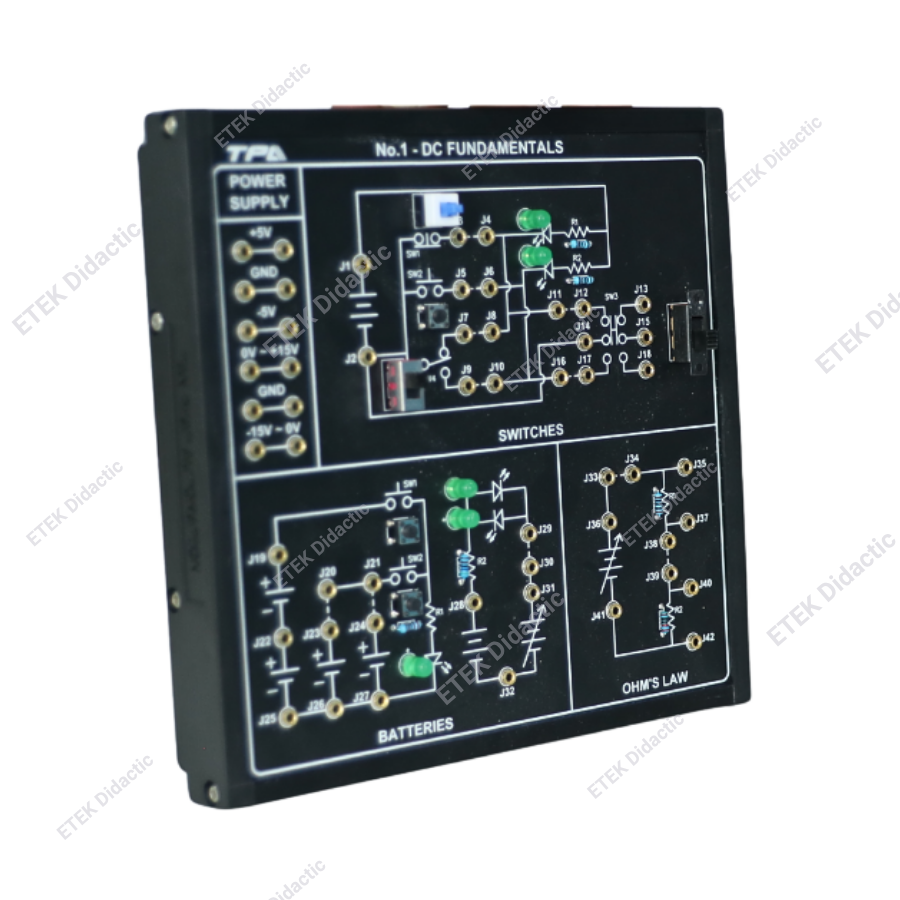 BỘ THÍ NGHIỆM CƠ BẢN VỀ MẠCH ĐIỆN DC - Ảnh 1