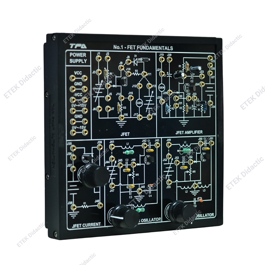 BỘ THÍ NGHIỆM CƠ BẢN VỀ TRANSISTOR FET - Ảnh 1