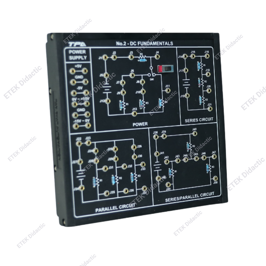 BỘ THÍ NGHIỆM CƠ BẢN VỀ MẠCH ĐIỆN DC - Ảnh 1