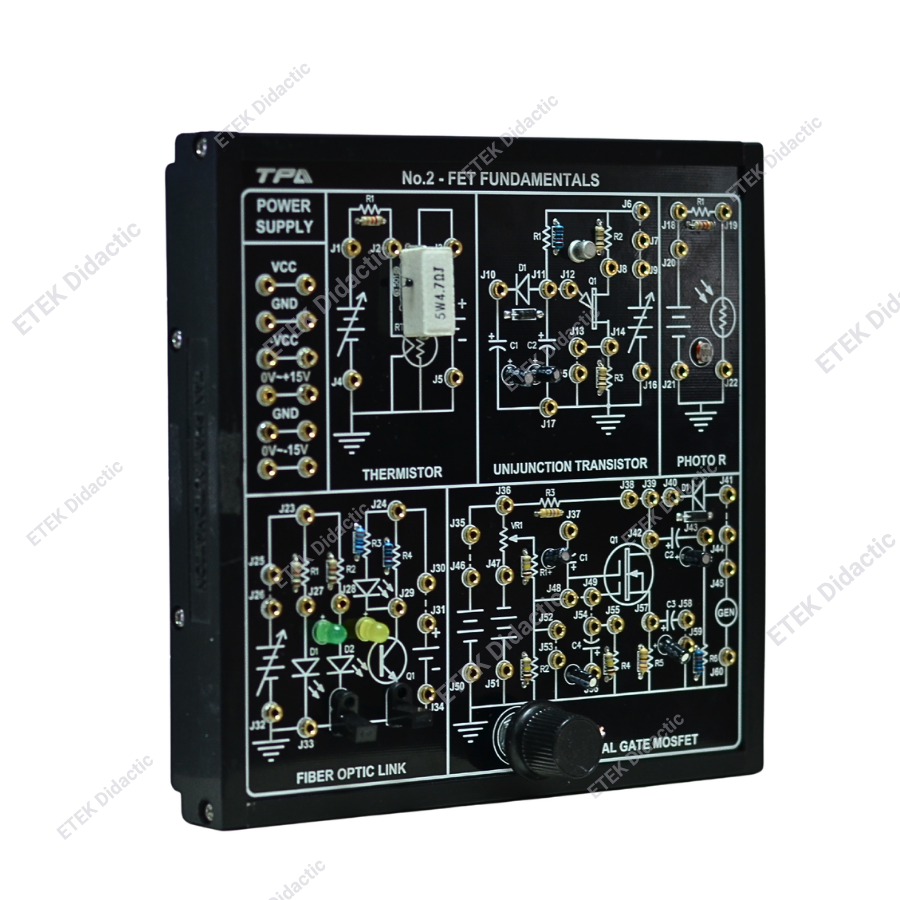 BỘ THÍ NGHIỆM CƠ BẢN VỀ TRANSISTOR FET - Ảnh 1