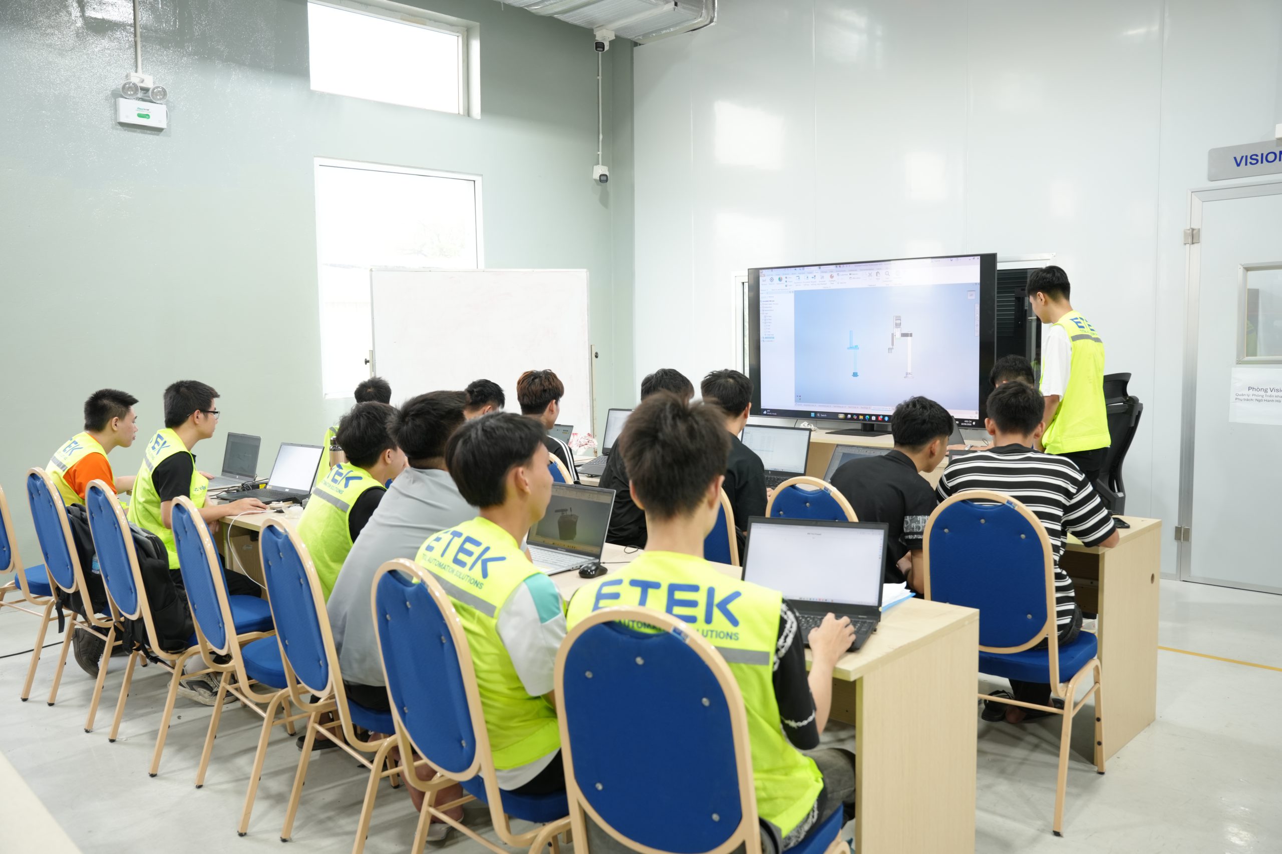 thiết bị đào tạo thiết bị dạy học didactic equipment trainingequipment etek ự động hóa đào tạo tại doanh nghiệp ETEK sinh viên K29 thiết kế hệ thống tự động hóa