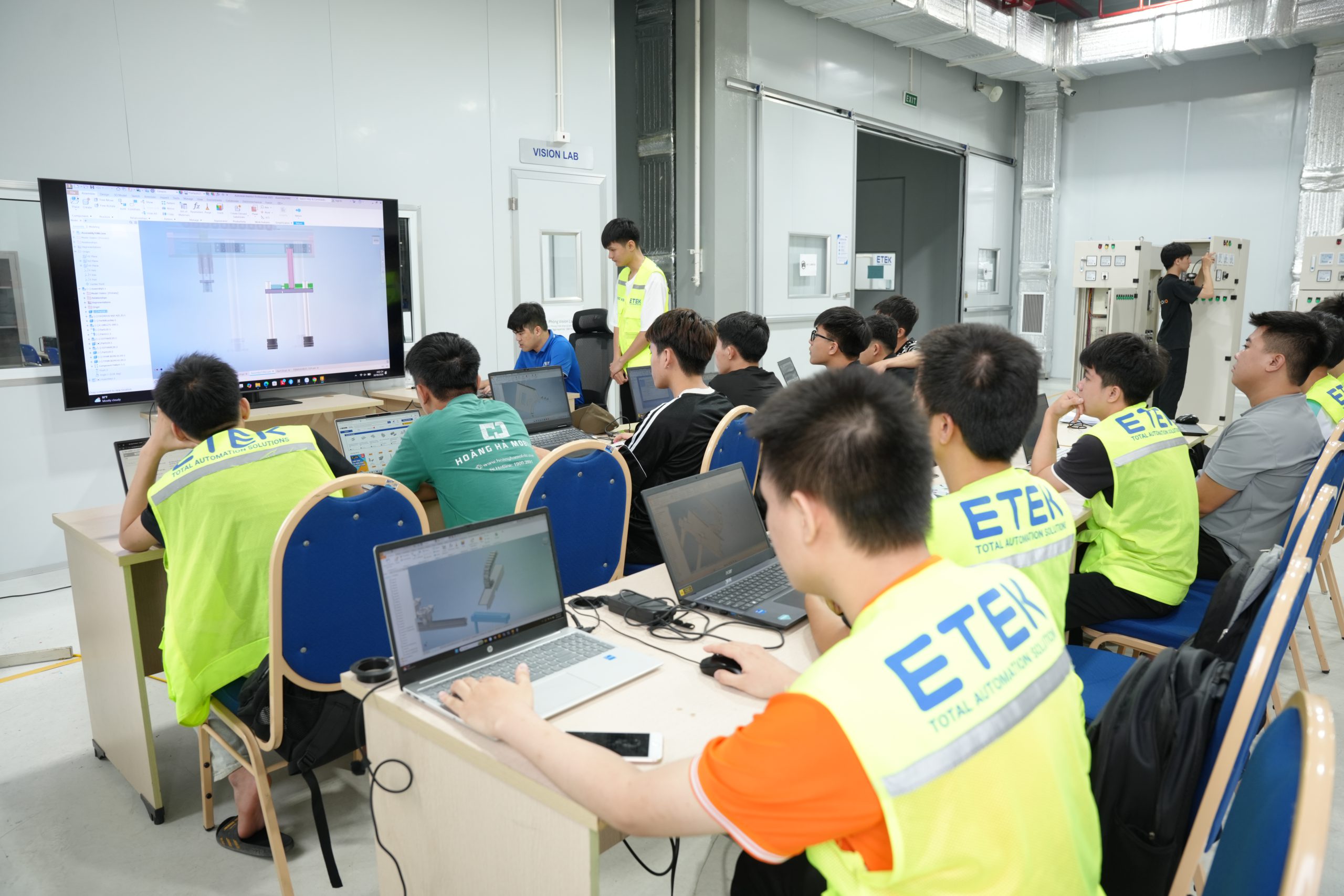 thiết bị đào tạo thiết bị dạy học didactic equipment trainingequipment etek ự động hóa đào tạo tại doanh nghiệp ETEK sinh viên K29 thiết kế hệ thống tự động hóa
