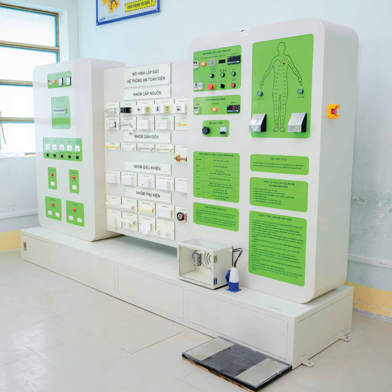 Mô hình thực hành an toàn điện - Ảnh 1